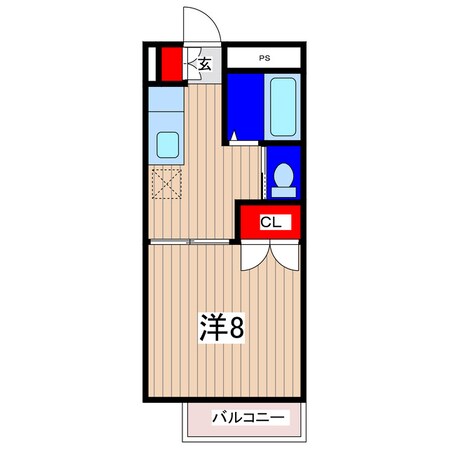 ベル　フルールの物件間取画像